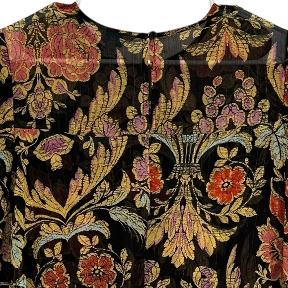 Belle Sky Floral Blouse S - Picture 4 of 6